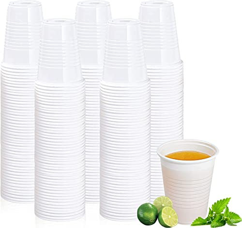 e!Orion Vasos de Polipropileno Reutilizables y Ecológicos - Vasos Blancos de Plástico para Bebidas - Ideal para Fiestas, Bodas, Cumpleaños y Navidad - 200 ml, Pack de 1500 Unidades