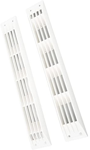 Rejillas de Ventilación Marinas para Barcos, Serie de Yates, 1 par, Cubierta de Parrilla Rectangular de Ventilación, Cubierta de Ventilación de Aire Blanca para Caravana, Rv,