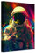 LZIMU Astronauten bild auf Leinwand Astronaut buntes Leinwandbild Universum Weltraum Kunstwerk für Kinderzimmer Wanddekoration Gerahmt (3, 50.00x75.00cms)