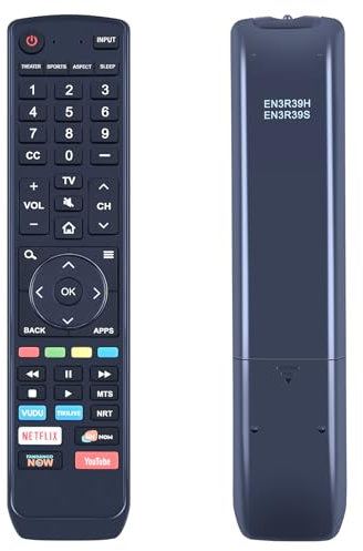 EN3R39S Replacement Remote Control for Sharp TV Compatible with LC-65Q7040U LC-50Q7000U LC-55Q7050U