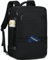 NUBILY Laptop Rucksack Herren Reiserucksack 17.3 Zoll Große Handgepäck Reiserucksack Flugzeug 40L Wasserdicht Schulrucksack Jungen Teenager für Arbeit Business Reisen Weekender Schwarz