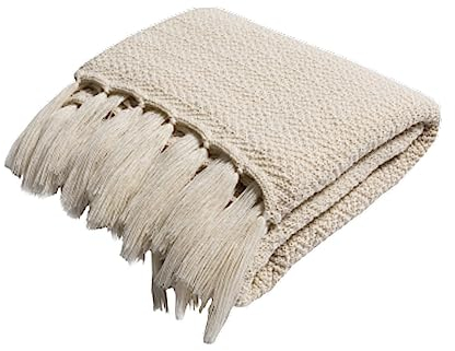 ABOOFAN häkeln Weihnachtsdecke Häkeldecke Sofaüberwürfe warme Decke halten Halloween-Decke Decken einfache Decke gehäkelte Schlafdecke Decke für Zuhause Quastendecke warm halten Caldera
