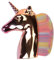 Ipetboom Brosse De Maquillage Licorne Rose Doré Avec Poils Multicolores Pinceau Cosmétique Doux Pour Femmes Et Filles Outil Pratique Pour Maquillage Et Élimination De Poussière