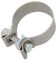 Universal Auspuffschellen Schlauchschelle,Edelstahl Auspuffrohrklemme, Schlauchschellen O-förmige Schellen Auspuffschelle Rohrverbinder, Auspuffrohr klemme (OD:57MM)