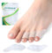 Welnove Gel Pinky Toe Separators - 8 Pack Pinky Toe Spacers, Bunion Cushions Pads for Women＆Men, Silicone Little Toe Protectors for Preventing Rubbing & Relieve Pressure(Clear)