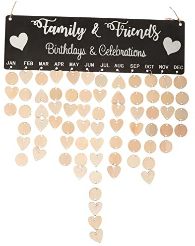 RORPOIR 1 Satz Adventskalender wiederverwendbar Hausdekorationen für zu Hause Wandtafel zum Geburtstag der Familie countdown countdown calender eincremehilfe Wohnkultur Hanfseil