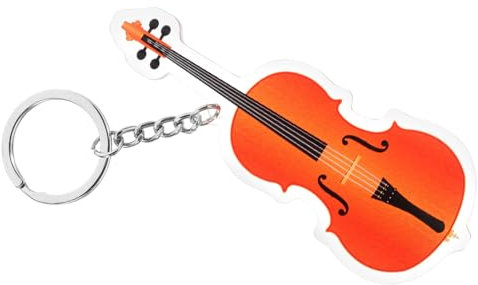 TOYANDONA 1stück Violoncello Schlüsselanhänger Musikinstrument Dekoration Einzigartiger Schlüsselring Für Musikliebhaber Accessoire Für Taschen Und Schlüsselbund Perfektes Für
