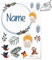 GRAZDesign Bügelbilder Set für Textilien Weihnachten Engel DIN A4 zum selbst aufbügeln, Kinder mit Namen personalisiert