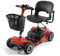 4 Wheel Battery Powered Electric Mobility Scooter - Electric Transportation Wheelchair - Compact Heavy Duty Mobility for Travel, Adults and Seniors Includes Basket and Charger