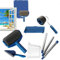 Non Drip Painting Roller Set, Paint Roller Extension Pole for Walls Ceilings, Paint Runner Pro Brush Kit, Wall Painting Tools Decorating Tools