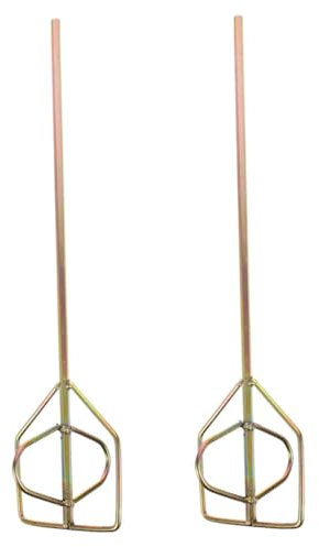 Tofficu 2pcs Paint Mixer Replacement Drill Bit Paint Mixing Rod for Electric Drills Cement Mixing Tool