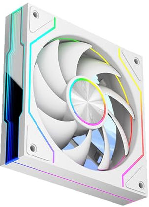 ARGB Infinitys Mirroring 120mm Computer Case Fan High Performances Cooling PWM Adjustable Speed 600 1800RPM