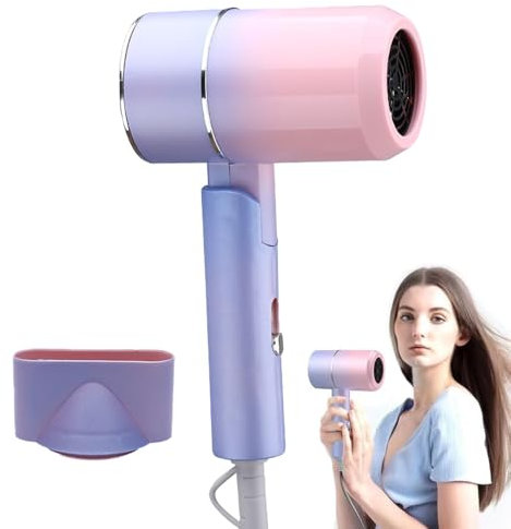 BIZOI Secador Pelo Ionico, Secador de Pelo Plegable, Secador De Viaje, Secador de pelo Iónico con Boquillas De Peinado, secador pelo Profesional Iónico para Familia, Peluquería