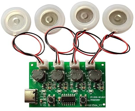 Qusedwey Humidifier Control Board Atomizer Driver Board Four- Humidifier Module Set A