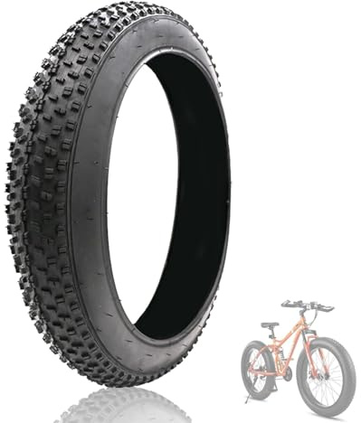 20/26X3,0 Zoll Fatbike-Reifen 20/26 3,0 Zoll Pannenschutz Hochleistungs-Ersatzreifen Für E-Bikes Kompatibel Mit Mountainbike Schnee-Offroad-Dreirad Fahrrad(20 * 3.0)