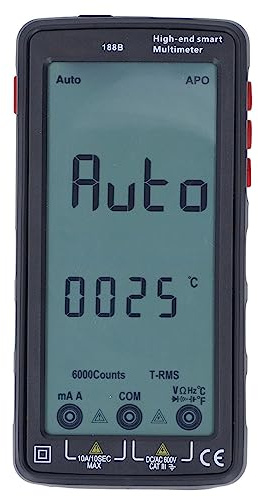 KIMISS Multimetro WIFI Display Digitale USB per Tensione, Temperatura, Resistenza, Corrente, capacità - Strumento di Misurazione CA/CC Versatile con modalità Intelligente
