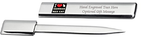 I love my Cat Post Brieföffner Deutsche Rex Katze