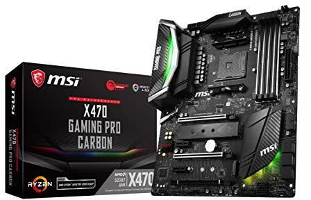 MSI Gaming X470 Pro Carbon Motherboard AMD ATX Socket AM4