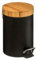 Paris Prix Five Simply Smart - Poubelle de Salle de Bain Natureo 3L Noir
