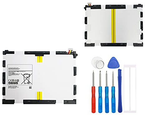 Batterie de rechange EB-BT550ABA EB-BT550ABE compatible avec Samsung Galaxy Tab A 9.7 Galaxy Tab A Plus 9.7 WiFi SM-P350 SM-P550 SM-T550 + outils