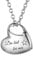aplusashop ID Herz Asche Medallion + Kette mit Gravur nach Wunsch Urne Memorial Anhänger (Mit Gravur)