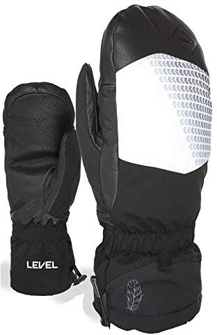 Level Yeti Herren Handschuhe Mitt Black-White, M