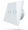 Spectrum Smart LED 2-Zonen Glas Lichtschalter UP Wandschalter Smart Home Google Assistant Alexa Tuya Wi-fi