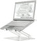 urmust Adjustable Laptop Stand for Desk Aluminum Computer Stand for Laptop Riser Holder Notebook Stand Compatible with MacBook Air Pro Ultrabook All Laptops 11-17(Silver)