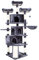 Hey-brother Rascador para gaots XXL, árbol para Gatos con 3 acogedoras Perchas, Gris Ahumado EMPJ032G