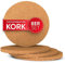 wortek Topfuntersetzer Kork Untersetzer Topf – 8er Set Korkuntersetzer rund, 19cm Durchmesser - Raclette Untersetzer Topfuntersetzer hitzebeständig Untersetzer Topf Kork