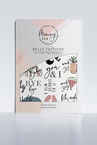 Temporäre Belly Tattoos - Coloured Edition