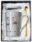 Doublewhale Birthday Mothers Day Gifts for Women, Not A Day Over Fabulous Mug, Gift for Her, Friend, Sister, Dad, Mum, Teacher, 14Oz Grey Marble Coffee Mug with Lid, Spoon, Greeting Card, Gift Boxed