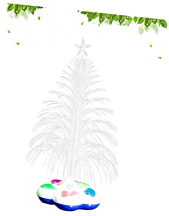 OSALADI Glasfaser-weihnachtsbaum Weihnachtsbaum Beleuchten Glasfaser-weihnachtsdekorationen Led-weihnachtsbaum Aus Glasfaser Kleiner Weihnachtsbaum Mini-kiefern Armaturenbrett Wagen