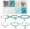 Sunnyclue 1 Box Zum Selbermachen 6 Stück Schildkröten Perlen Perlen Armbänder Herstellungs Set Schildkröten Anhänger Sommer Hawaii Ozean Seestern Seepferdchen Muschel Anhänger Für Schmuckherstellung E