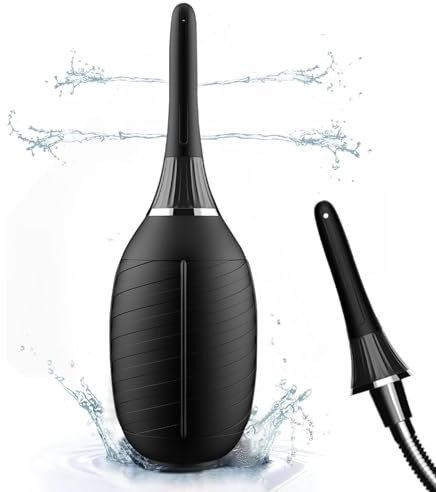 xocome Po Dusche Irrigator zur darmspülung • Intimdusche zur Analdusche und Vaginaldusche • Anti-Rücklauf • Wohlbefinden & Entspannung mittels Darmspülung • Duschschlauch Angeschlossen Werden (450ML)