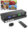 MT-VIKI 4K Seamless HDMI Matrix Switch 4x4 mit Web Control Video Wall Controller 2x2 HDMI Multiviewer mit Pip unterstützt 90°/180° Drehung 4K@30Hz 3.5mm Audio Stereo