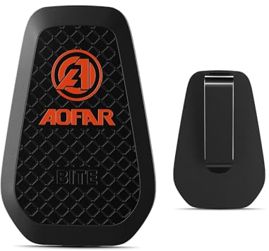 AOFAR Metall Landing Pads, Entfernungsmesser-Halteklammern für magnetische Golfhandtücher, Golf-Entfernungsmesser, magnetisches Golfzubehör, einfach an Golftaschen oder Gürteln zu befestigen