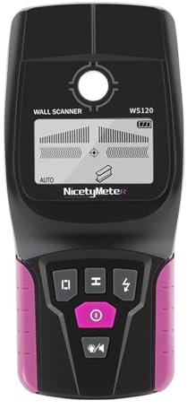 Taygate Localisateur tuyaux en métal Scanner Mural numérique Professionnel Multifonction, détecteur de métaux muraux, Fils sous Tension, câble, Tuyau d'eau en PVC, détecteur de métaux