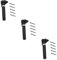 HAPINARY 3 Pcs Coloring Makeup Pigment Mixer Hand Mixers Abs Material for Eyebrow Lip Liner