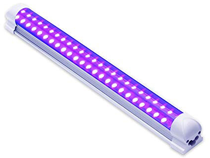 WENWENLEE 10 W 40 LED UV Lila Schwarz Röhre Wall Washer Weitspannung KTV Bar Aushärtelampe Led Röhre UV Lampe 365 395 Amerikanischer und europäischer Stecker(365nm EU)