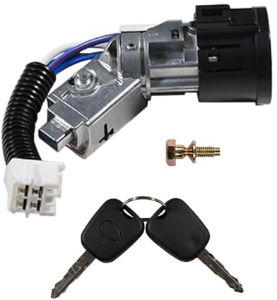 Ignition Barrel Lock and Key Set Compatible with Citroen C1 Peugeot 107 Toyota Aygo 2005 to 2014 N0501412 N0502200