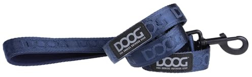 DOOG Neosport Neopren-Hundeleine – Weicher Griff, schnelltrocknend, wasserfreundlich, strapazierfähige Leine für tägliche Spaziergänge und Wasserspiele – Marineblau (Klein)