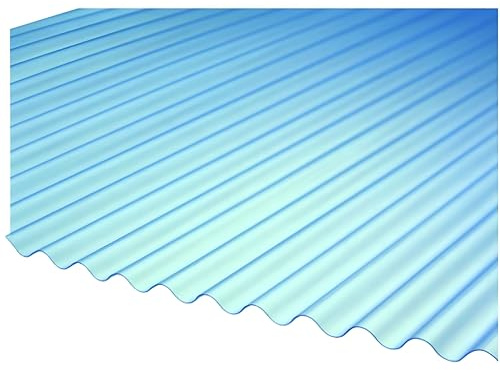 Corrugated Roofing Sheet 660 x 2400mm – Translucent PVC Plastic Roof Panel for Shed, Garage & Carport Roofing