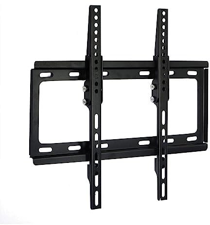 Safekom Slim TV Wall Bracket Mount Flat Tilt Monitor Stand For 26 - 55 Samsung LG Sony 3D LCD LED Plasma 26 30 32 35 37 40 42 45 50 52 55 Inches | Fixed Wall Mount Strong and Durabl