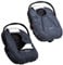 Cozy Cover Premium Säuglingsautositzbezug (Charcoal) mit Polarfleece - Die branchenführende Babytragebezug von über 5,5 Millionen Müttern für die Warmhaltung Ihres Babys.