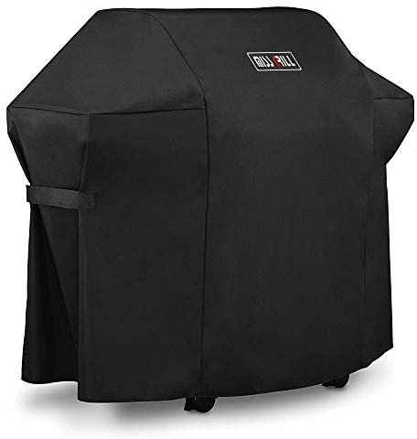 DallasCover 7106 Housse de Protection pour Barbecue à gaz Weber Spirit 200 et 300 (par Rapport au 7106), 132,1 x 109,9 cm, Robuste, imperméable et résistante aux intempéries