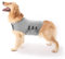 Anti-Angst-Hundejacke Hund Beruhigungsmantel Haustier Stressabbau Hemd Warme Beruhigungsweste Leichte Donner Hund Wickel Hund Angst Jacke (Hellgrau Xl)