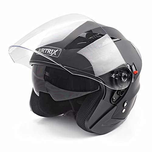 Airtrix Jethelm Sturzhelm Rollerhelm Chopperhelm (XS)