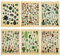 Fainne Set mit 6 Pflanzenpostern im Vintage-Stil, botanische Drucke, 30,5 x 40,6 cm, Papier, dekoratives Wickelposter, Baumkunst, Bild, Vintage-Pilz, Blumen, Naturdekoration, Kaktus-Drucke