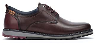 Pikolinos Zapatos Cordones en Cuero Berna para Caballero Color Olmo